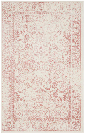 Safavieh Adirondack Elegant Turkish Ivory And Rose Rug - Timeless Floral Design For Modern Home Décor Ivory ,Rose 60% Polypropylene  30% Jute  10% Polyester Adr109h-240
