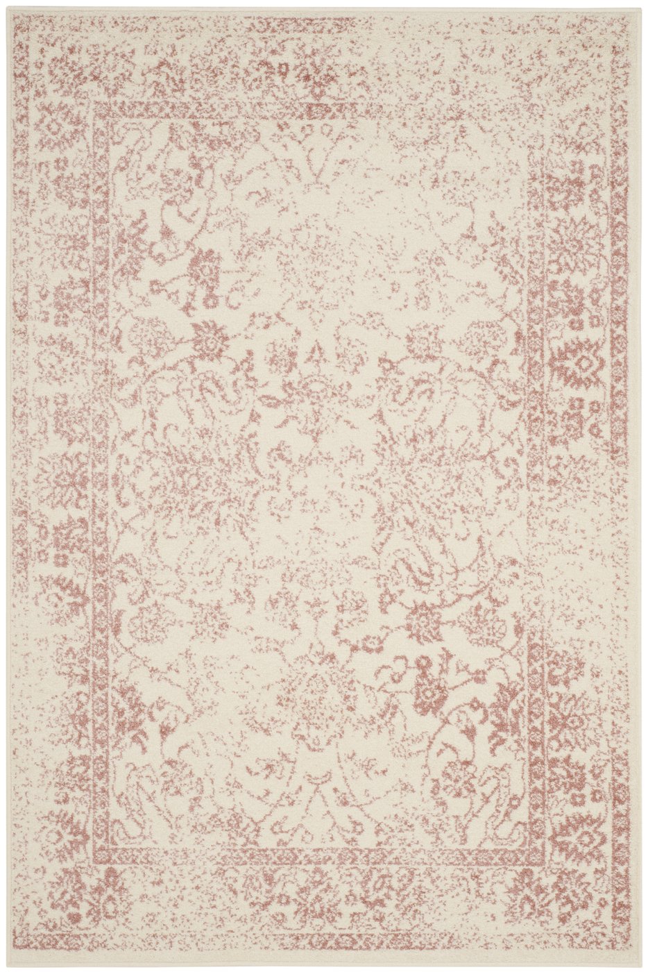 Safavieh Adirondack Ivory/Silver Area Rug - Elegant Power Loomed Design, Soft And Durable For Any Room Ivory ,Rose 55% Polypropylene, 40% Jute, 5% Polyester Adr109h-11rd