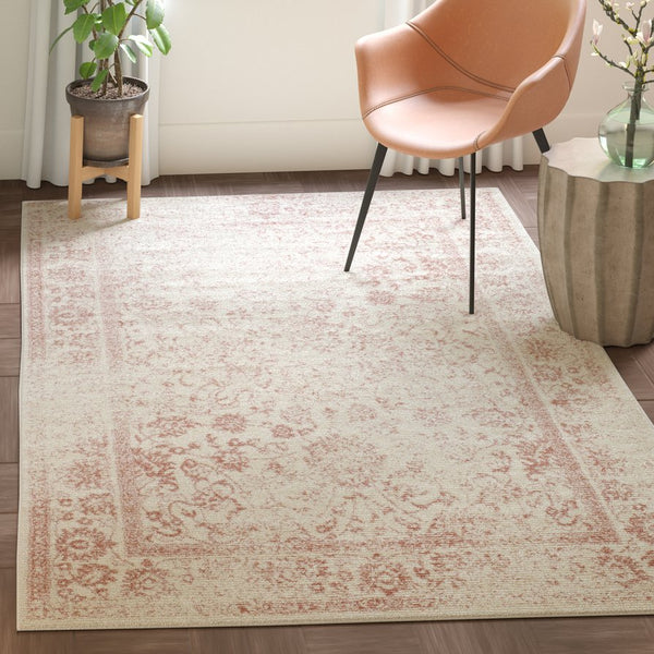 Safavieh Adirondack Ivory/Silver Area Rug - Elegant Power Loomed Design, Soft And Durable For Any Room Ivory ,Rose 55% Polypropylene, 40% Jute, 5% Polyester Adr109h-11rd