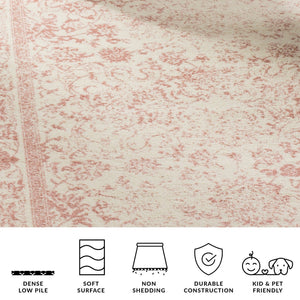 Safavieh Adirondack Ivory/Silver Area Rug - Elegant Power Loomed Design, Soft And Durable For Any Room Ivory ,Rose 55% Polypropylene, 40% Jute, 5% Polyester Adr109h-11rd