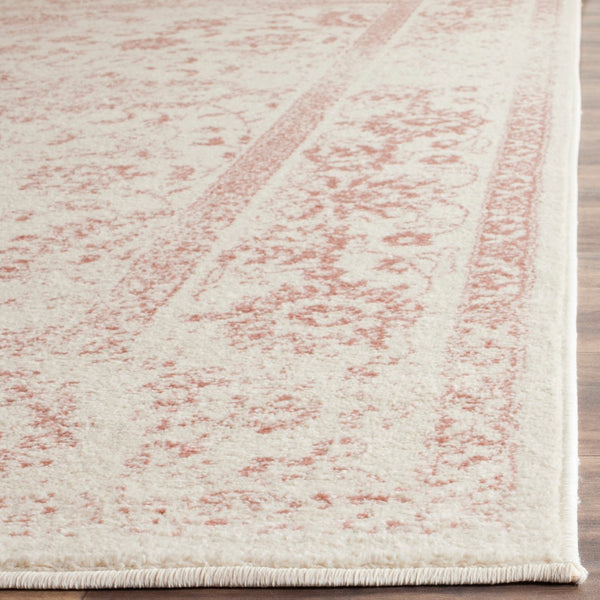 Safavieh Adirondack 109 Power Loomed Transitional Rug Ivory / Rose 55% Polypropylene,  40% Jute,  5% Polyester