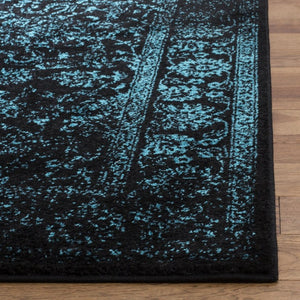 Safavieh Adirondack Power Loomed Floral Botanical Rug in Teal for Transitional Living Spaces ADR109K-68