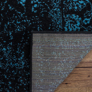 Safavieh Adirondack Power Loomed Floral Botanical Rug in Teal for Transitional Living Spaces ADR109K-68