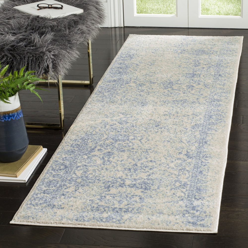 Safavieh Adirondack Transitional 2X3 Ivory & Light Blue Floral Accent Rug - Low 3/8" Pile, Power-Loomed Turkey ADR109L-2