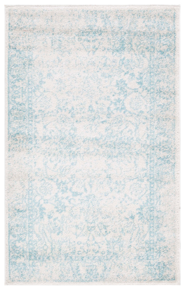 Safavieh Adirondack Elegant Turkish Ivory And Rose Rug - Timeless Floral Design For Modern Home Décor Ivory ,Light Blue 60% Polypropylene  30% Jute  10% Polyester Adr109l-222