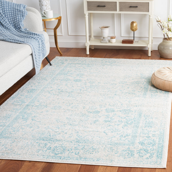 Safavieh Adirondack Elegant Turkish Ivory And Rose Rug - Timeless Floral Design For Modern Home Décor Ivory ,Light Blue 60% Polypropylene  30% Jute  10% Polyester Adr109l-222