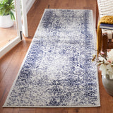 Safavieh Adirondack 109 Power Loomed Rug Ivory / Navy 55% Polypropylene,  40% Jute,  5% Polyester