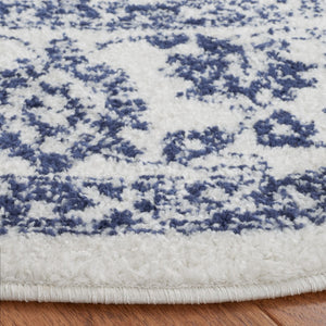 Safavieh Adirondack 109 Power Loomed Rug Ivory / Navy 55% Polypropylene,  40% Jute,  5% Polyester