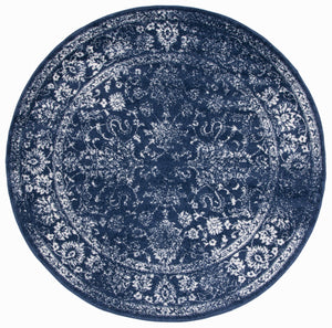 Safavieh Adirondack Navy Ivory 2X3 Accent Rug – Transitional Oriental Floral Scrollwork, Power-Loomed Turkey Durable Elegance ADR109N-2