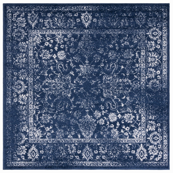 Safavieh Adirondack Navy Ivory 2X3 Accent Rug – Transitional Oriental Floral Scrollwork, Power-Loomed Turkey Durable Elegance ADR109N-2