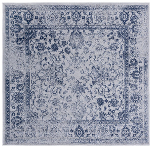 Safavieh Adirondack Elegant Turkish Ivory And Rose Rug - Timeless Floral Design For Modern Home Décor Grey ,Navy 60% Polypropylene  30% Jute  10% Polyester Adr109p-3r