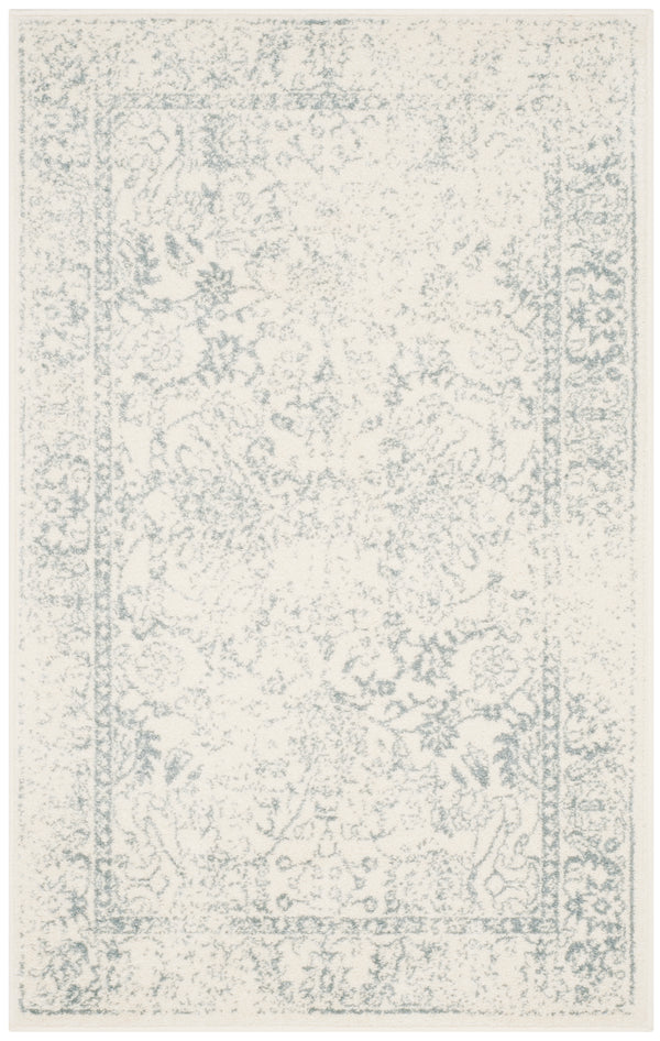 Safavieh Adirondack Elegant Turkish Ivory And Rose Rug - Timeless Floral Design For Modern Home Décor Ivory ,Slate 60% Polypropylene  30% Jute  10% Polyester Adr109s-3sq