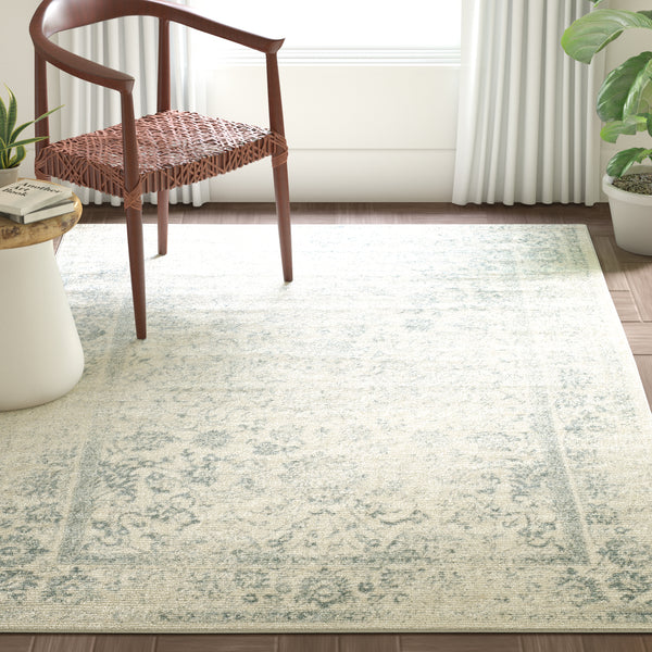 Safavieh Adirondack Elegant Turkish Ivory And Rose Rug - Timeless Floral Design For Modern Home Décor Ivory ,Slate 60% Polypropylene  30% Jute  10% Polyester Adr109s-3sq