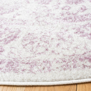Safavieh Adricondack Floral Round Rug Power Loomed in Turkey Soft Ivory Transitional Accent ADR109U-3R