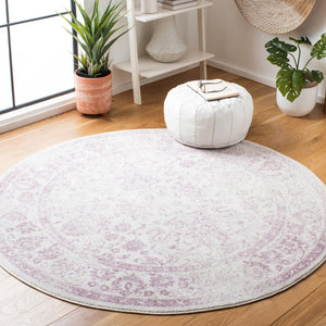 Safavieh Adirondack Ivory/Silver Area Rug - Elegant Power Loomed Design, Soft And Durable For Any Room Ivory ,Lavander 55% Polypropylene, 40% Jute, 5% Polyester Adr109u-68