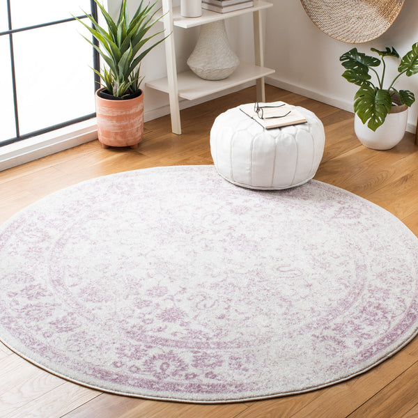 Safavieh Adricondack Ivory Lavender Accent Rug 2X3 Ft · Low-Profile 3/8" Pile · Power-Loomed Turkey Durable Charm ADR109U-2