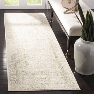 Safavieh Adirondack Ivory/Silver Area Rug - Elegant Power Loomed Design, Soft And Durable For Any Room Ivory ,Sage 55% Polypropylene, 40% Jute, 5% Polyester Adr109v-3sq