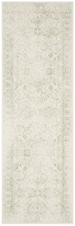 Safavieh Adirondack Ivory/Silver Area Rug - Elegant Power Loomed Design, Soft And Durable For Any Room Ivory ,Sage 55% Polypropylene, 40% Jute, 5% Polyester Adr109v-3sq