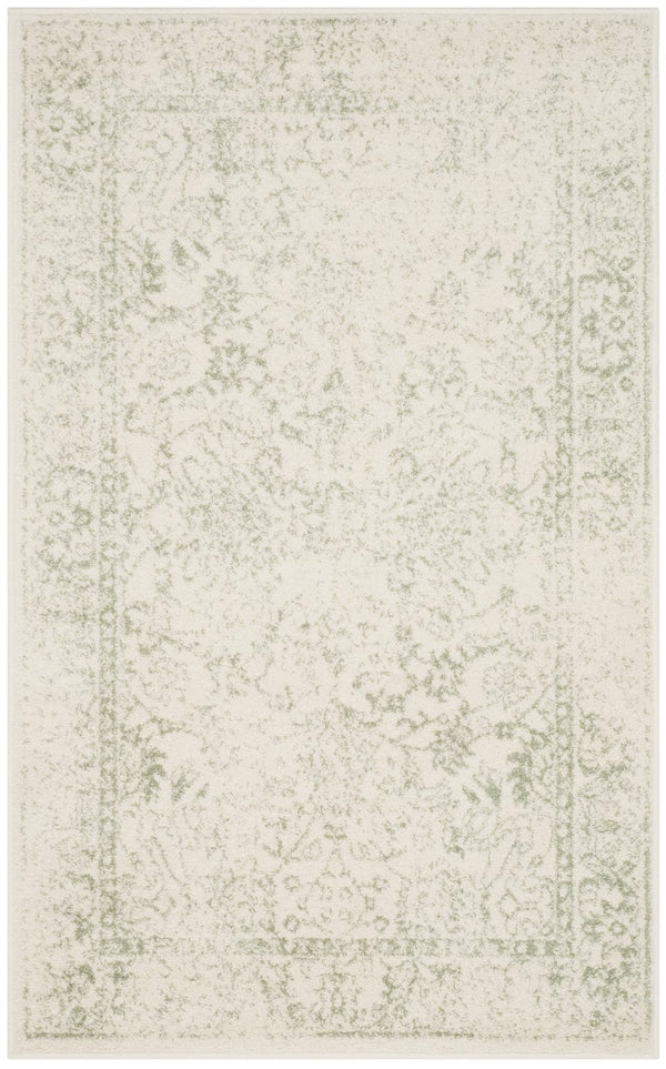 Safavieh Adirondack Ivory/Silver Area Rug - Elegant Power Loomed Design, Soft And Durable For Any Room Ivory ,Sage 55% Polypropylene, 40% Jute, 5% Polyester Adr109v-3sq