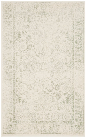 Safavieh Adirondack Elegant Turkish Ivory And Rose Rug - Timeless Floral Design For Modern Home Décor Ivory ,Sage 60% Polypropylene  30% Jute  10% Polyester Adr109v-68