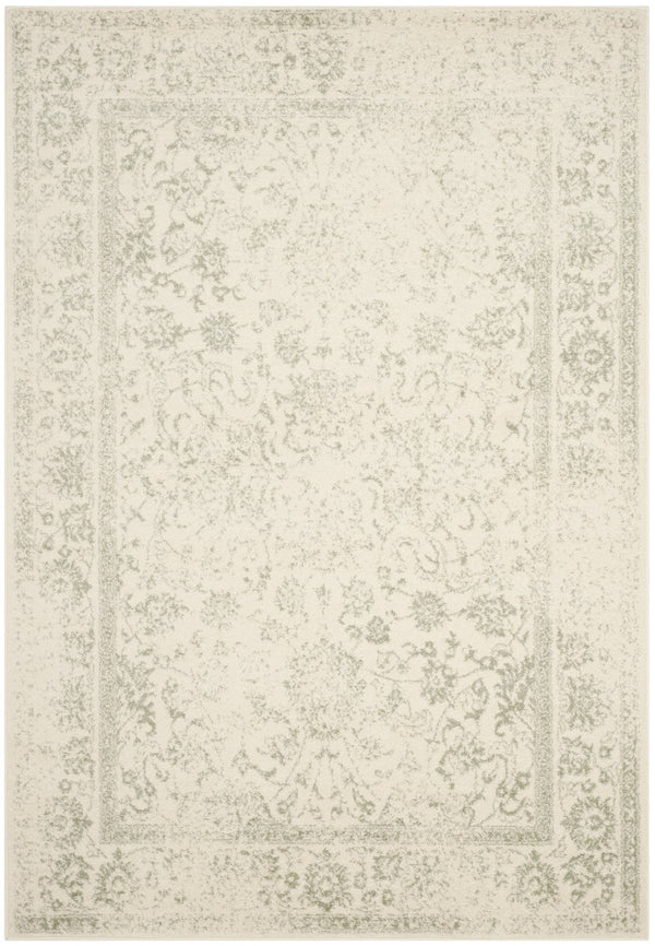 Safavieh Adirondack Ivory/Silver Area Rug - Elegant Power Loomed Design, Soft And Durable For Any Room Ivory ,Sage 55% Polypropylene, 40% Jute, 5% Polyester Adr109v-3sq