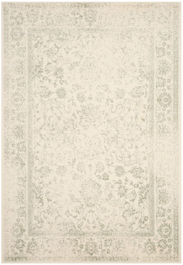 Safavieh Adirondack Elegant Turkish Ivory And Rose Rug - Timeless Floral Design For Modern Home Décor Ivory ,Sage 60% Polypropylene  30% Jute  10% Polyester Adr109v-68