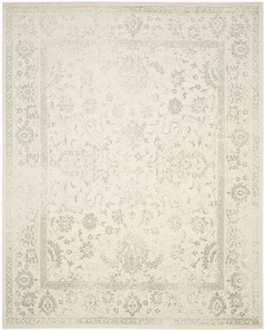 Safavieh Adirondack Ivory/Silver Area Rug - Elegant Power Loomed Design, Soft And Durable For Any Room Ivory ,Sage 55% Polypropylene, 40% Jute, 5% Polyester Adr109v-3sq