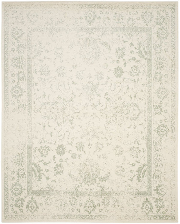 Safavieh Adirondack Ivory/Silver Area Rug - Elegant Power Loomed Design, Soft And Durable For Any Room Ivory ,Sage 55% Polypropylene, 40% Jute, 5% Polyester Adr109v-3sq