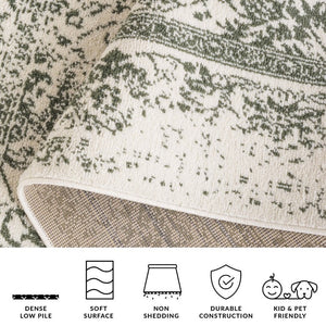 Safavieh Adirondack Floral Foliage Runner Rug Power Loomed in Turkey for Hallways and Entryways ADR109X-210