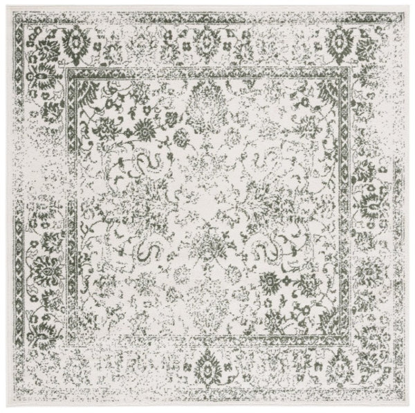 Safavieh Adirondack Power Loomed Polypropylene Jute Area Rug Transitional Motif for Living Rooms ADR109X-8SQ