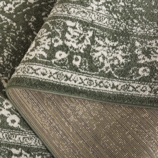 Safavieh Adirondack Elegant Turkish Ivory And Rose Rug - Timeless Floral Design For Modern Home Décor Dark Green ,Ivory 60% Polypropylene  30% Jute  10% Polyester Adr109y-24