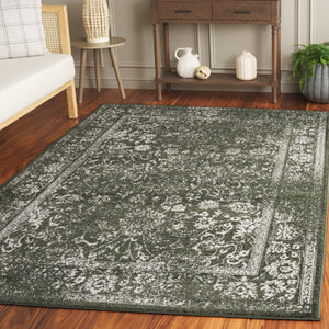 Safavieh Adirondack Elegant Turkish Ivory And Rose Rug - Timeless Floral Design For Modern Home Décor Dark Green ,Ivory 60% Polypropylene  30% Jute  10% Polyester Adr109y-24