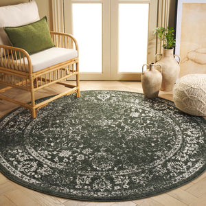 Safavieh Adirondack Elegant Turkish Ivory And Rose Rug - Timeless Floral Design For Modern Home Décor Dark Green ,Ivory 60% Polypropylene  30% Jute  10% Polyester Adr109y-24