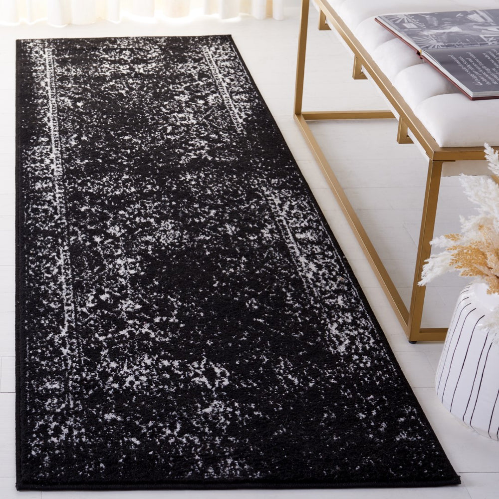 Safavieh Adirondack 109 Power Loomed Rug Black / Ivory 2' x 3'