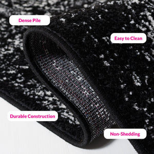 Safavieh Adirondack Ivory/Silver Area Rug - Elegant Power Loomed Design, Soft And Durable For Any Room Black ,Ivory 55% Polypropylene, 40% Jute, 5% Polyester Adr109z-8sq