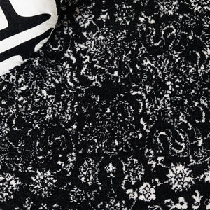 Safavieh Adirondack Ivory/Silver Area Rug - Elegant Power Loomed Design, Soft And Durable For Any Room Black ,Ivory 55% Polypropylene, 40% Jute, 5% Polyester Adr109z-8sq