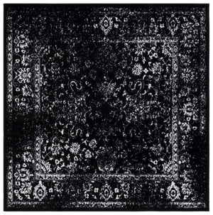 Safavieh Adirondack 109 Power Loomed Rug Black / Ivory 55% Polypropylene,  40% Jute,  5% Polyester