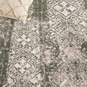 Safavieh Adirondack 111 Power Loomed Transitional Rug Dark Green / Ivory 5'-1" x 7'-6"