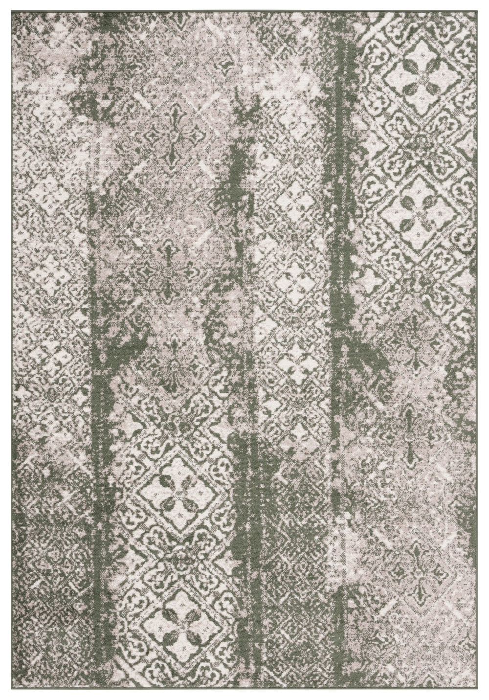 Safavieh Adirondack 111 Power Loomed Transitional Rug Dark Green / Ivory 9' x 12'