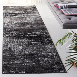 Safavieh Adirondack Oval Area Rug Silver Black — Power-Loomed Turkish Construction, Low-Profile Durable Design 6'-0" x 8'-0" ADR112A-68OV