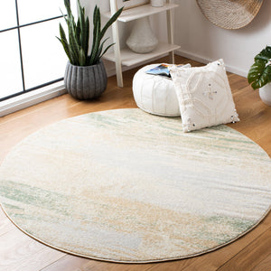 Safavieh Adricondack Ivory Gold 6X8 Area Rug – Low-Profile 3/8" Pile, Power-Loomed Turkish Blend For Durability And Style ADR112D-68