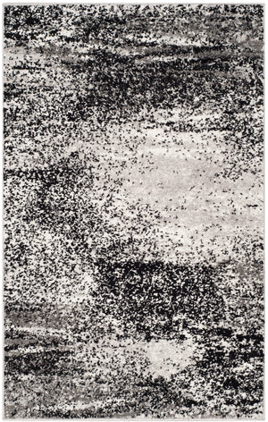 Safavieh Adirondack Modern Oversized Area Rug In Elegant Silver And Black - Stylish Home Decor Essential Silver ,Multi 60% Polypropylene  30% Jute  10% Polyester Adr112g-11sq