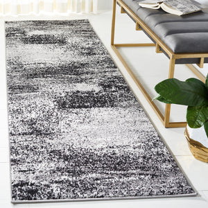 Safavieh Adirondack Modern Oversized Area Rug In Elegant Silver And Black - Stylish Home Decor Essential Silver ,Multi 60% Polypropylene  30% Jute  10% Polyester Adr112g-11sq