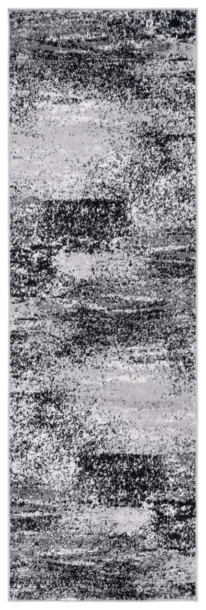 Safavieh Adirondack Modern Oversized Area Rug In Elegant Silver And Black - Stylish Home Decor Essential Silver ,Multi 60% Polypropylene  30% Jute  10% Polyester Adr112g-11sq