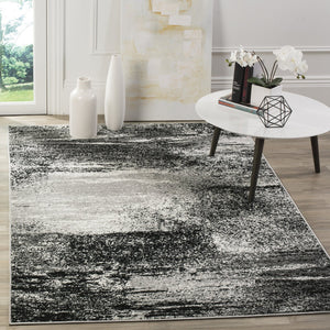 Safavieh Adirondack Contemporary 6'X8' Silver Multi Rug – Low-Pile, Power-Loomed Turkey, Durable Stylish Texture ADR112G-68