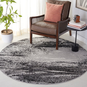 Safavieh Adirondack Contemporary 6'X8' Silver Multi Rug – Low-Pile, Power-Loomed Turkey, Durable Stylish Texture ADR112G-68