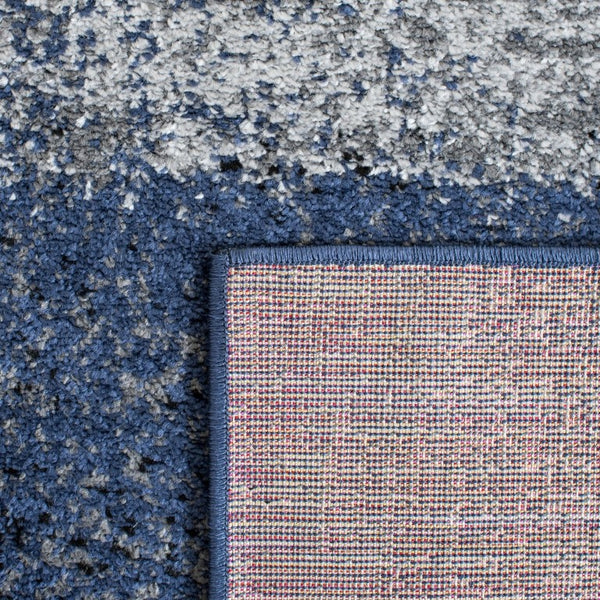 Safavieh Adirondack Abstract Power Loomed Area Rug Low Pile Polypropylene Jute Modern Decor Grey Blue Black 2'-6" x 22'-0" ADR112H-222
