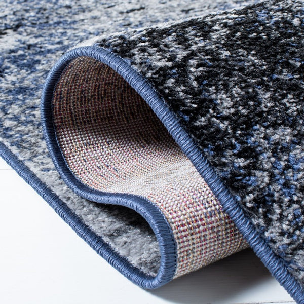 Safavieh Adirondack Abstract Power Loomed Area Rug Low Pile Polypropylene Jute Modern Decor Grey Blue Black 2'-0" x 3'-0" ADR112H-2