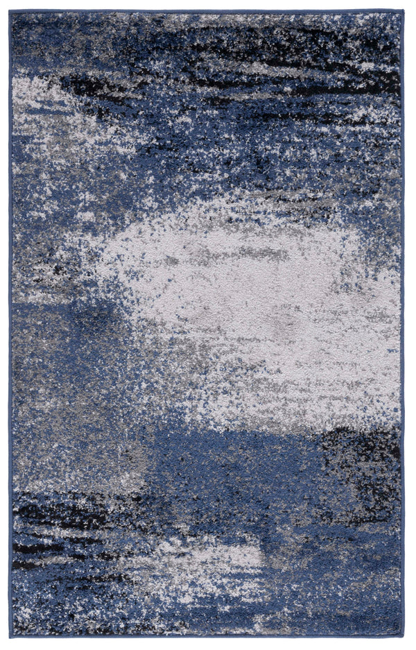 Safavieh Adirondack Modern Oversized Area Rug In Elegant Silver And Black - Stylish Home Decor Essential Grey ,Blue 60% Polypropylene  30% Jute  10% Polyester Adr112h-12sq