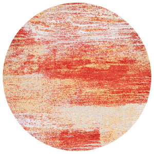 Safavieh Adricondack Rust And Gold Runner Rug, Power-Loomed Turkey, Low-Profile Durable Blend For Hallways 2'-6" x 6'-0" ADR112P-26